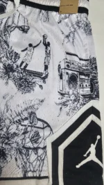 شلوارک بسکتبال مردانه Jordan سفید - Image 2