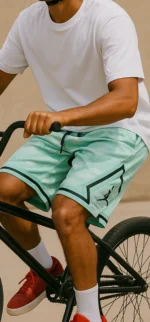 شلوارک بسکتبال مردانه Jordan آبی