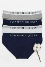 شورت مردانه Tommy Hilfiger کاملاً نخی